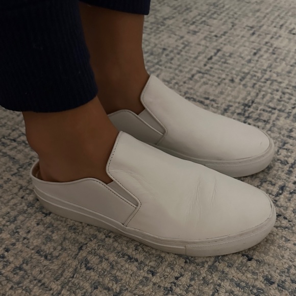 Porte & Paire White Backless Slip on Sneakers (exclusive to Net a Porter) - Picture 13 of 16